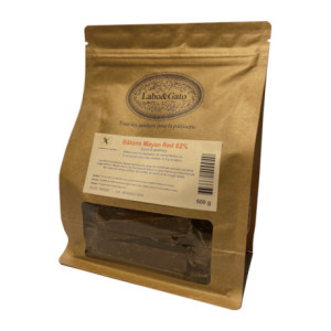 Mayan Red 62 % chocolat noir de couverture bâtonnets 500 g