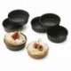 Individual fluted pie mould Exoglass Ø 100 mm H 30 mm (12 pcs)