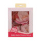 Edible Wafer Flowers FunCakes large pink magnolia 6 cm 6 pieces