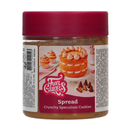 Pâte à tartiner FunCakes Biscuits spéculoos croustillants 250 g
