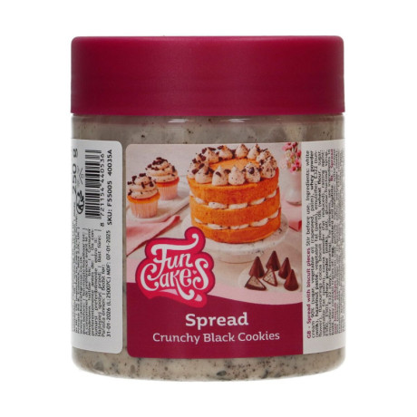 Spread FunCakes Crispy Dark Biscuits 250 g