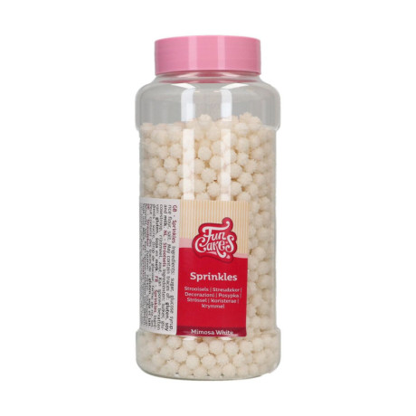 Mimosa en sucre FunCakes blanc 500 g