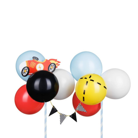 Topper avec ballons PartyDeco voiture 29 cm