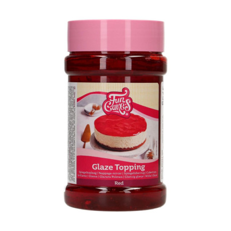 Glaçage miroir FunCakes rouge 375 g