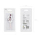 Candle PartyDeco number 4 floral white