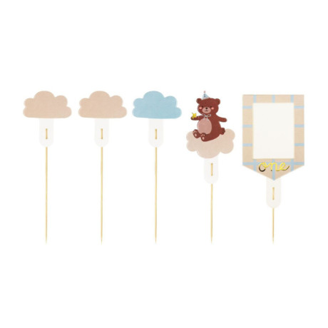 Toppers PartyDeco first birthday 5 pieces