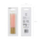 Bougies PartyDeco rose et or 14 cm (lot de 12)