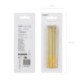 PartyDeco Gold Candles 12.5 cm (Pack of 12)