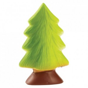 Chocolate mould polycarbonate half christmas tree