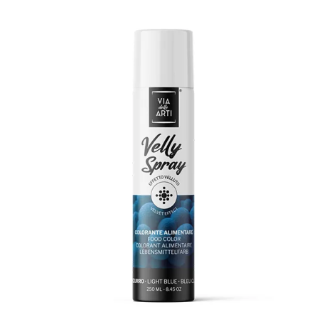 Spray velours Via delle Arti bleu 250 mL