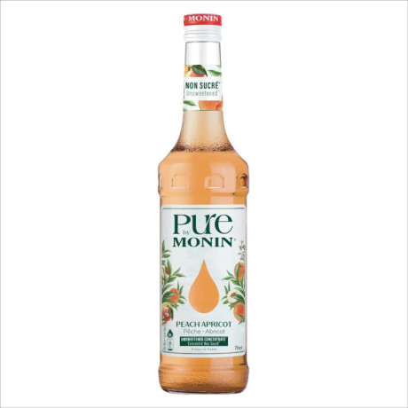 Pure by Monin pêche abricot non sucré 70 cL