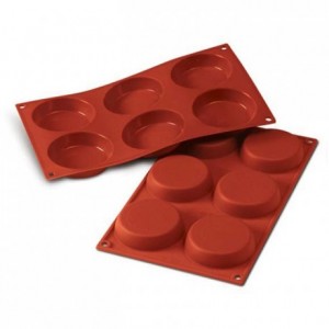 Moule silicone canapés Ø 80 mm