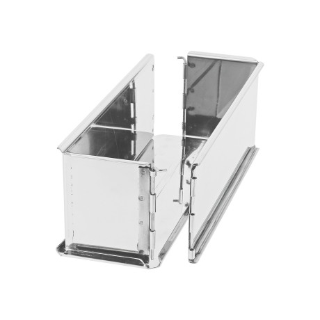 Moule à pâté en croute démontable inox 30 x 7 x 9 cm - MF