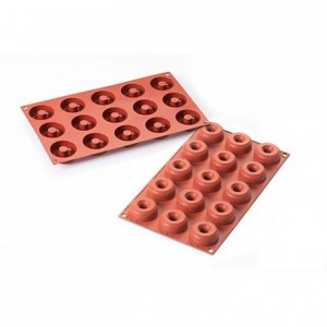 Moule silicone mini donuts Ø 45 mm