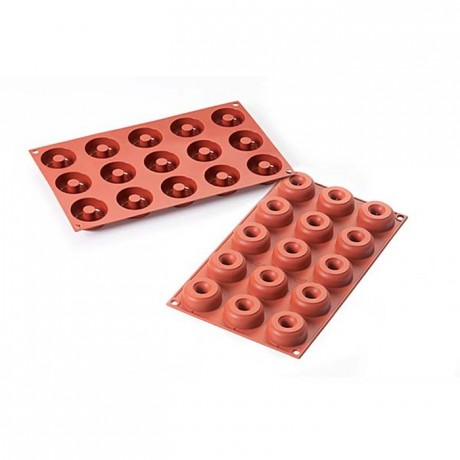 Moule silicone mini donuts Ø 45 mm