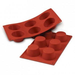 Medium muffins silicone mould Ø 69 mm