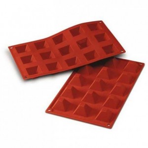 Moule silicone pyramides 36 x 36 mm