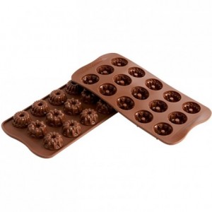 Fantasia chocolate silicone mould Ø 28.5 x 15 mm