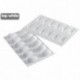 Quenelles silicone mould 63 x 29 mm