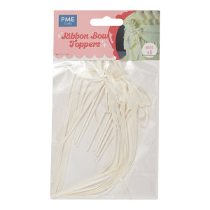 PME Ribbon Bow Toppers (set of 8 )