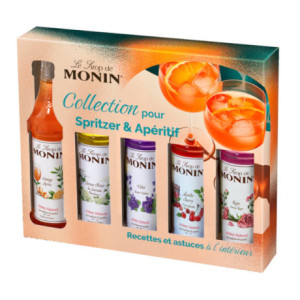 Sparkling cocktails Monin syrup set 5 x 5 cL