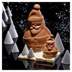 Chocolate mould "Santa Claus" 14 cm