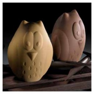 Chocolate mould "Owl" 15 cm