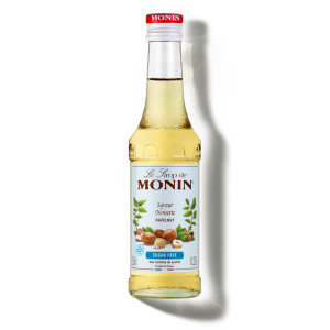 Sugar free hazelnut Monin syrup 25 cL