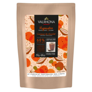 Nyangbo 68% copeaux de chocolat noir de couverture pure origine Ghana 250 g