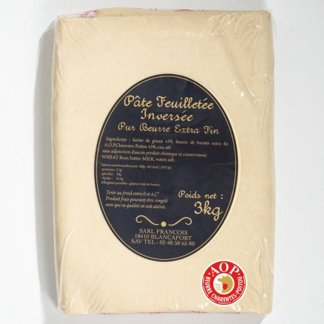 Fresh puff pastry