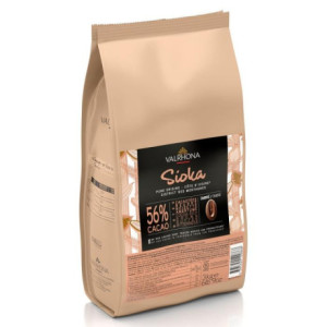 Sioka 56% chocolat au lait de couverture pure origine Côte d'Ivoire fèves 3 kg