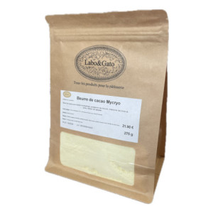 Beurre de cacao Mycryo tempérage 275 g