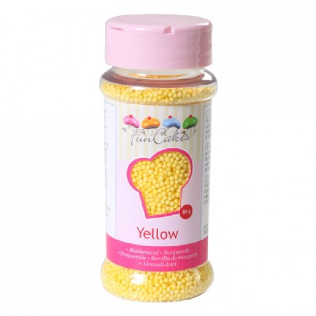 FunCakes Nonpareils Yellow 80g