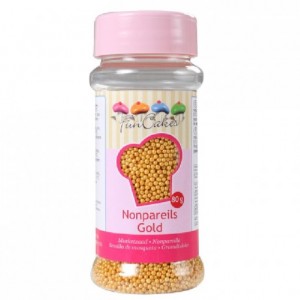 FunCakes Nonpareils Gold 80g