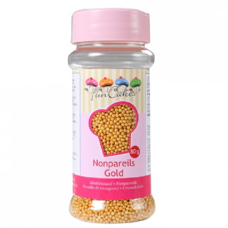 FunCakes Nonpareils Gold 80g