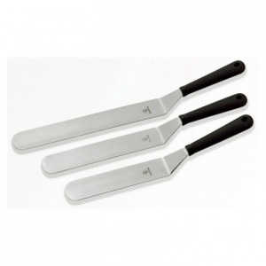 Bent blade spatula stainless steel L 350 mm