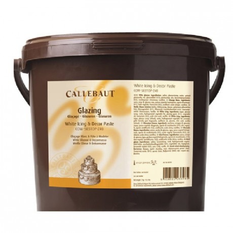 Pâte à sucre Callebaut blanche 7 kg