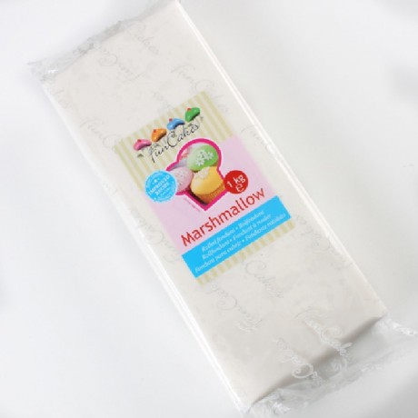 Pâte à sucre FunCakes blanc marshmallow 1 kg