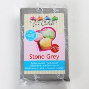 FunCakes Fondant Stone Grey 250g