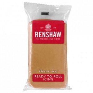 Renshaw Rolled Fondant Pro 250g Teddy Bear Brown