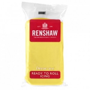 Renshaw Rolled Fondant Pro 250g Pastel Yellow