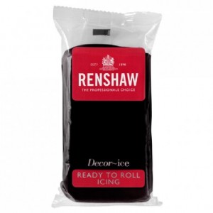 Renshaw Rolled Fondant Pro 250g Jet Black