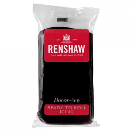 Renshaw Rolled Fondant Pro 250g Jet Black