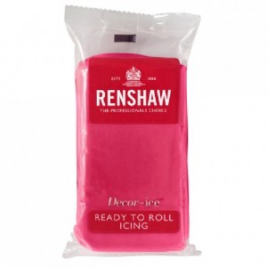 Pâte à sucre Renshaw rose fuchsia 250 g