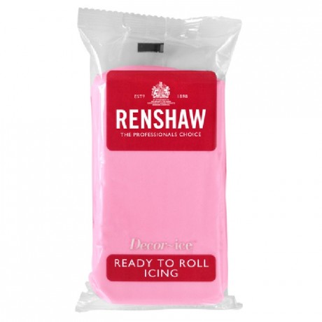 Pâte à sucre Renshaw rose 250 g