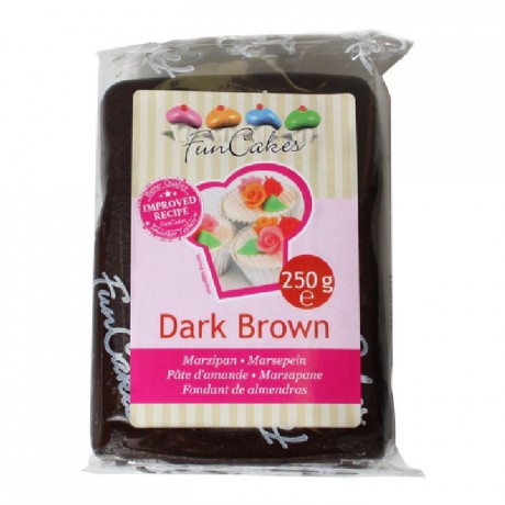 FunCakes Marzipan Dark Brown -250g-