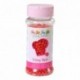 Perles de sucre FunCakes rouge brillant 80 g