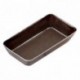 Petits-fours mould plain rectangle non-stick L50 mm (pack of 12)