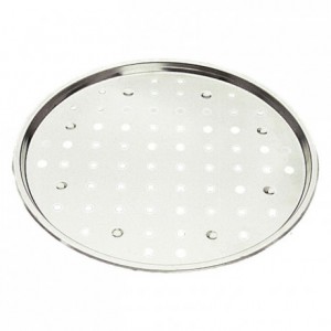 Pizza perforée fer blanc Ø300 mm (lot de 3)