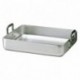 Roasting pan fided handles aluminium L 400 mm